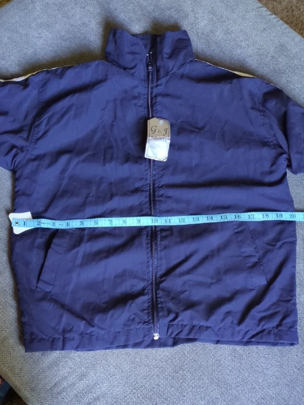 G&J Sports Navy Zip-Up Jacket - Picture 6 of 8